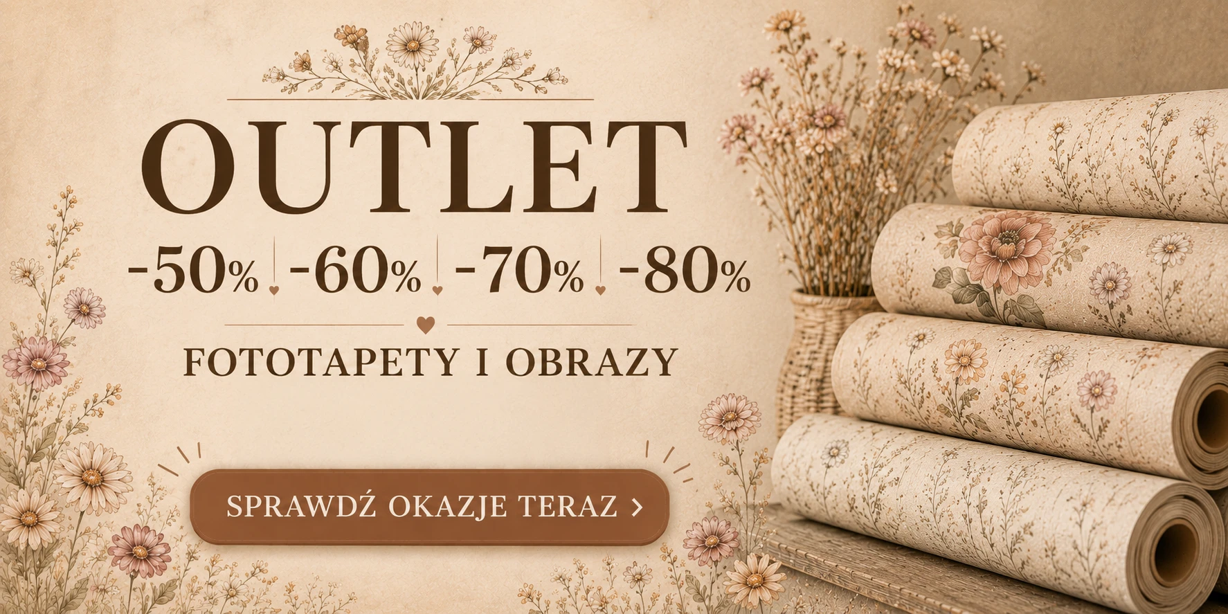 Outlet promocje na fototapety okazje